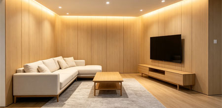 Warm Wood Texture for Residential Interiors